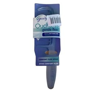 Goody Ouchless Gentle Flex Teeth Hair Styling Comb Detangling Blue Vintage 2009